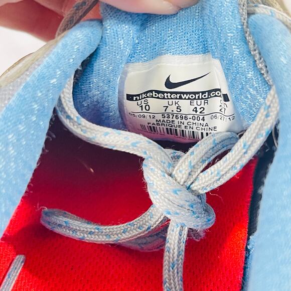 Nike Sneakers Womens 10 Running Shoes Grey Blue Flex Trail Shield 537696-004 - Picture 2 of 10